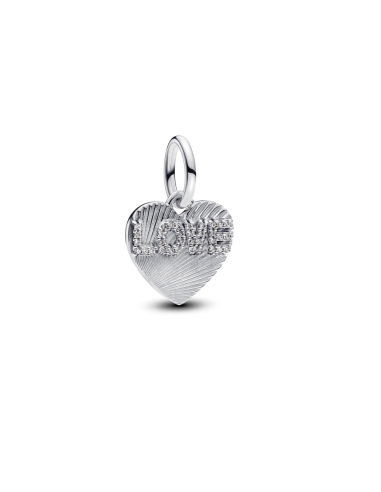 CHARM COLGANTE GRABABLE EN PLATA DE LEY CORAZN AM