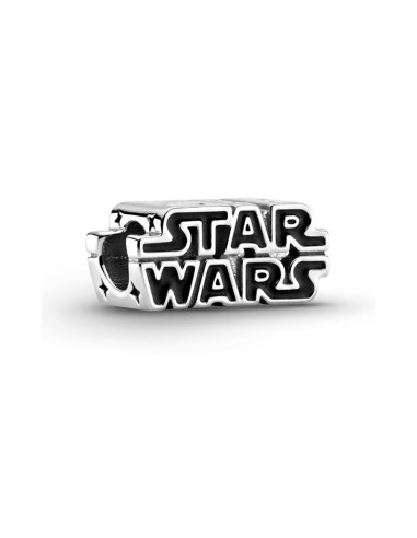 ABALORIO PLATA LOGO STAR WARS 3D