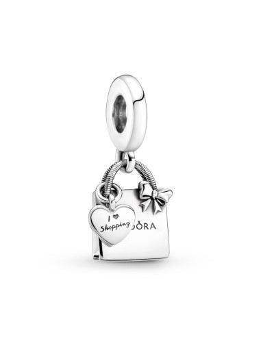 SILVER CHARM SHOPPING BAG PENDANT PANDORA