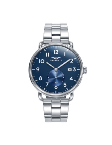 RELOJ SANDOZ CAB ACERO ARMYS ESF AZUL