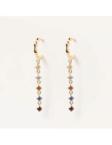 SAGE PDPAOLA GILDED SILVER EARRINGS