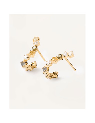 TUSCANY PDPAOLA GILDED SILVER EARRINGS