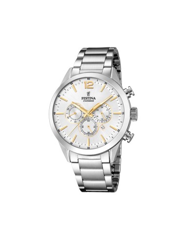 Watch FESTINA CRONO SMALLS Steel PLATEADA