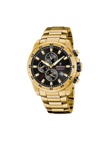 RELOJ FESTINA TIMELESS CHRONOGRAPH BRAZALETE DORAD