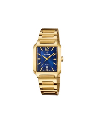 RELOJ FESTINA BRAZALETE DORADO ESFERA AZUL