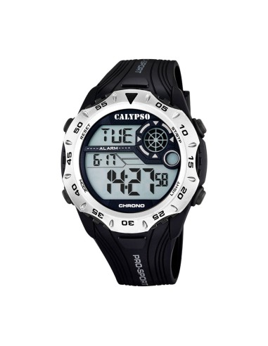 RELOJ CALYPSO CAB DIGITAL CAUCHO NEGRO