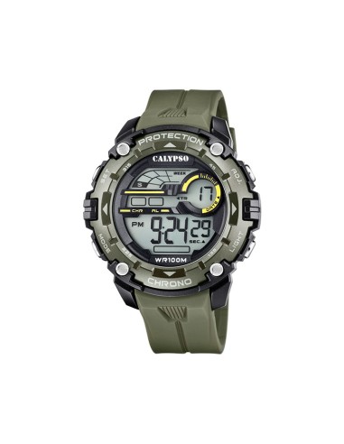 RELOJ CALYPSO DIGITAL CORREA VERDE CAJA VERDENEGR