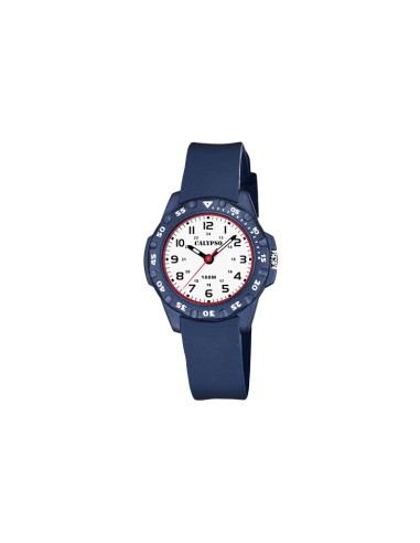 RELOJ CALYPSO INFANTIL CORREA AZUL ESFERA BLANCA