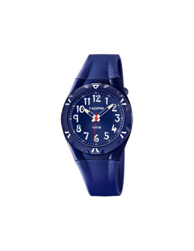 RELOJ CALYPSO INFANTIL CAUCHO AZUL