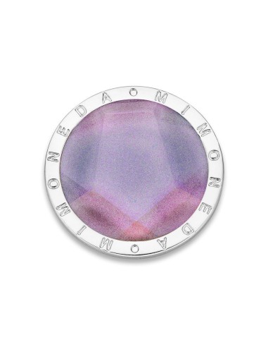 MONEDA LUZ AZUL HIELO DISCO Steel FACETATE SPEC