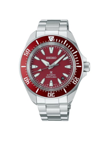 RELOJ SEIKO PROSPEX MAR SAMURAI ROJO