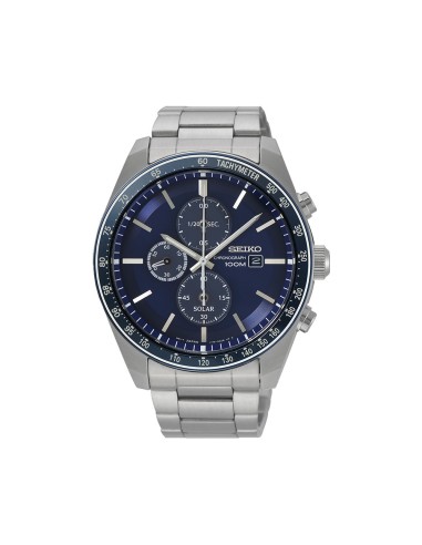 Watch SEIKO SOLAR CRONO Steel ARMYS ESF AZUL