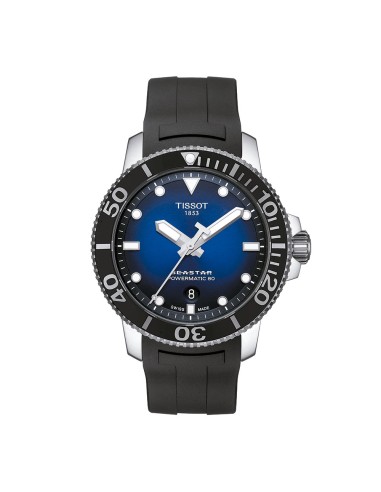 RELOJ TISSOT SEASTAR ACERO POWERMATIC 80 CAUCHO NG