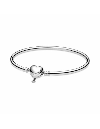 PULSERA PLATA RIGIDA FOREVER LOVE