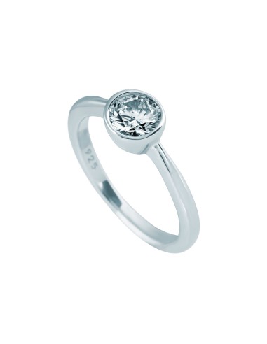 ANILLO PLATA CHATON CIRCONITA 625MM