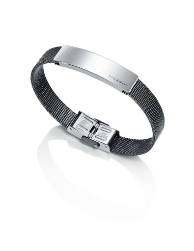 PULSERA VICEROY FASHION ACERO IP GUN METAL MALLA