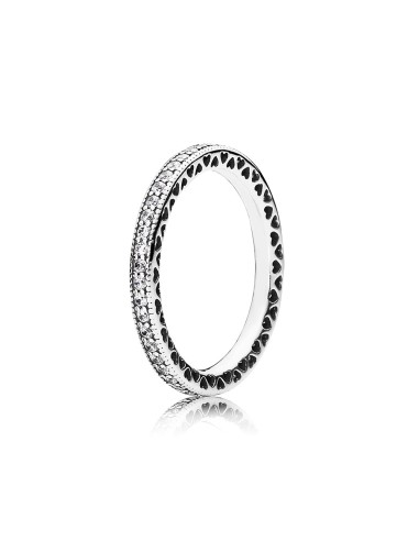 ANILLO PLATA CORAZONES PANDORA