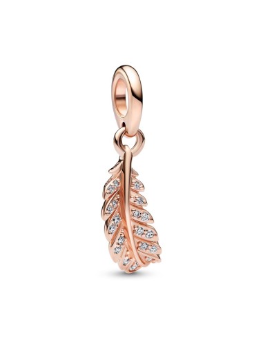 PENDANT CHARM WITH A ROSE GOLD COATING OF