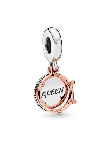 SILVER BEAD PENDANT QUEEN AND ROYAL CROWN PROSE