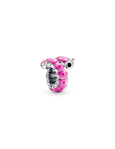 SILVER CHARM DECORATED CURLY CATERPILLAR