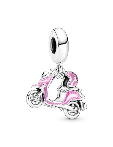 SILVER PENDANT CHARM MOTORCYCLE SCOOTER