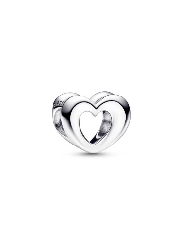 SILVER CHARM AND RADIANT OPEN HEART