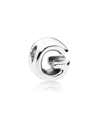 SILVER BEAD LETTER G