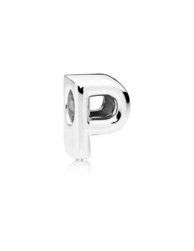 SILVER BEAD LETTER P
