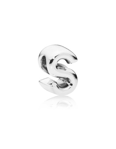 SILVER BEAD LETTER S