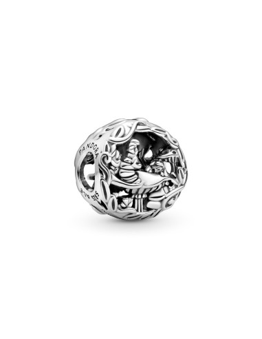 SILVER BEAD CHESHIRE CAT AND CATERPILLAR ALICE IN