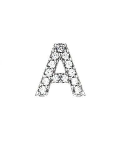 CUSTOMIZABLE SILVER LETTER A BY MARCELLO PANE