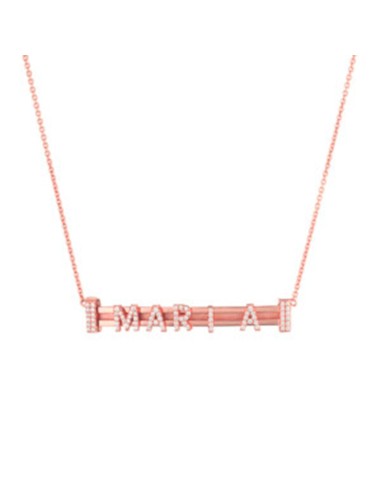 PINK SILVER MODULAR NECKLACE BY MARCELLO PANE