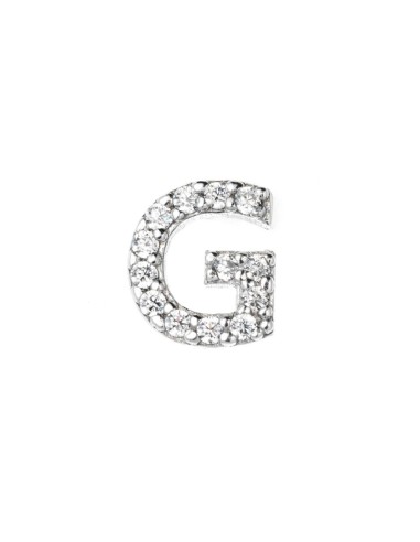 CUSTOMIZABLE SILVER LETTER G BY MARCELLO PANE