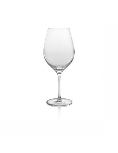 SET OF 6 TRANSPARENT WINE GLASSES