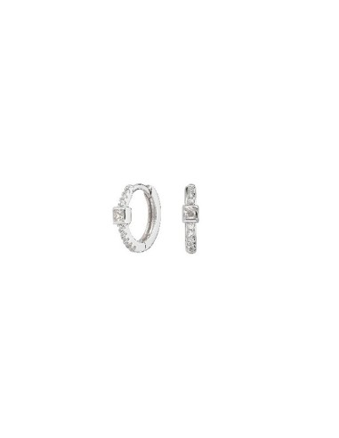 SQUARE SILVER EARRINGS