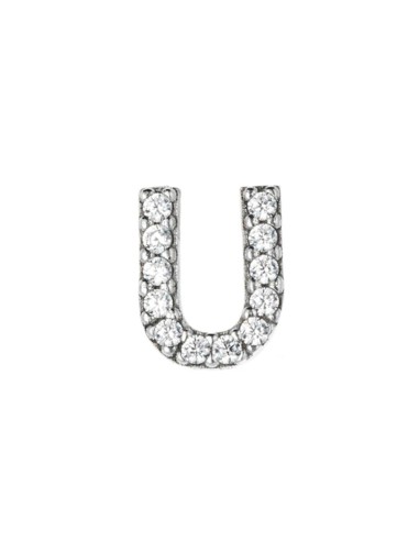 CUSTOMIZABLE SILVER LETTER U BY MARCELLO PANE