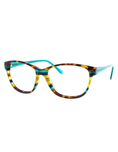 BROWN BLUE ECLEPTIC FRAME