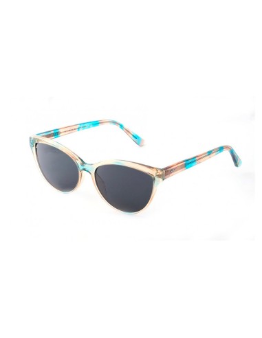 STUKA BEIGE BLUE SUNGLASSES