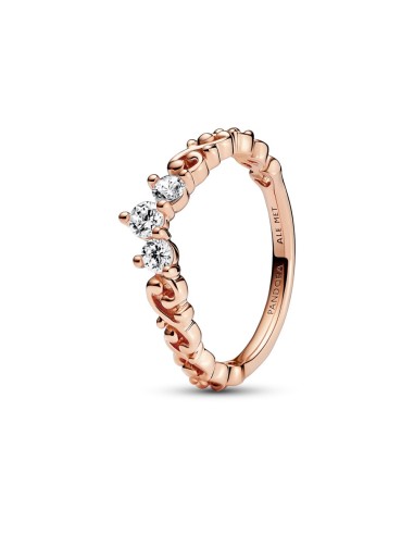 RING WITH A 14K ROSE GOLD COATING TIA