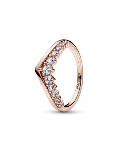RING WITH A COATING IN 14K ROSE GOLD DES
