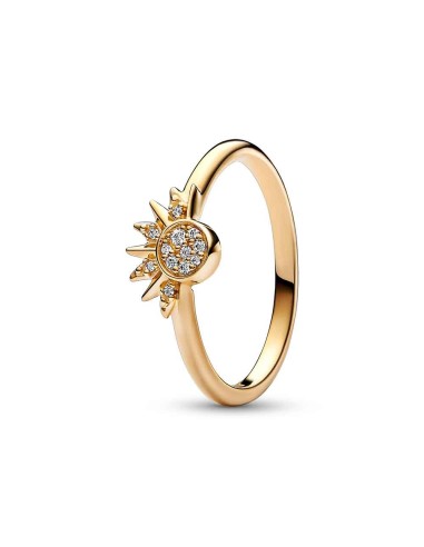 ANILLO CON RECUBRIMIENTO EN ORO 14K SOL CELESTIAL