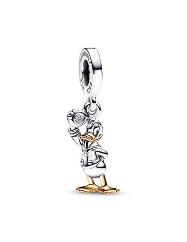 Charm Colgante en plata de ley Pato Donald de Disn