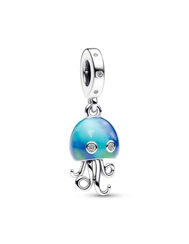Medusa sterling silver pendant charm that changes color
