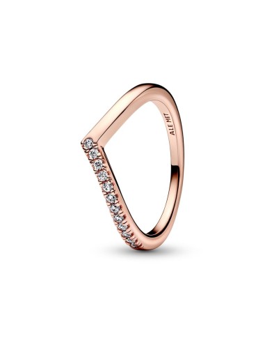 RING WITH A COATING IN 14K ROSE GOLD DES