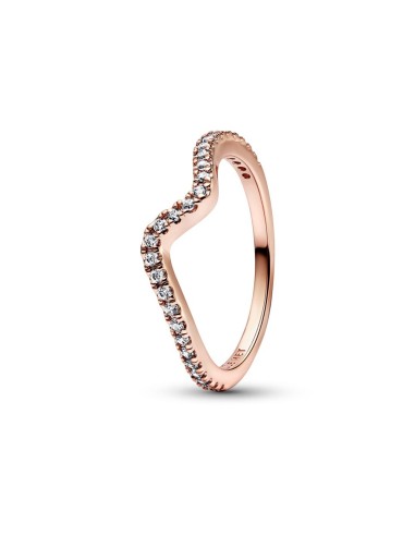RING WITH A 14K ROSE GOLD OLA COATING