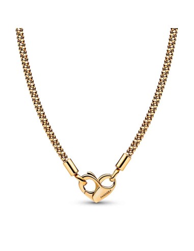 Pandora Moments necklace with a gold coating