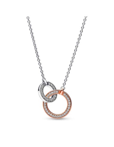 Pandora Signature necklace in sterling silver and with a