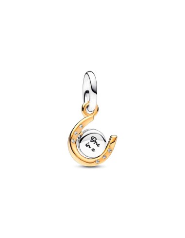 Charm Pendant in silver and with a coating